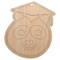 Graduation Panda Unfinished Craft Wood Holiday Christmas Tree DIY Pre-Drilled Ornament